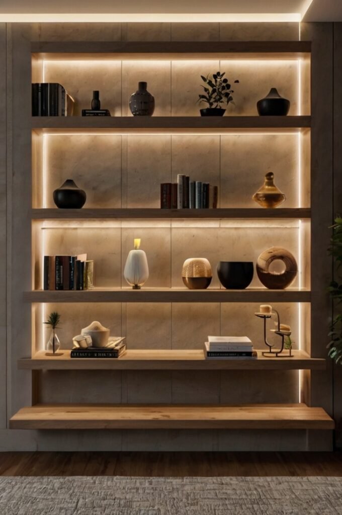 Add Lighting to Shelves