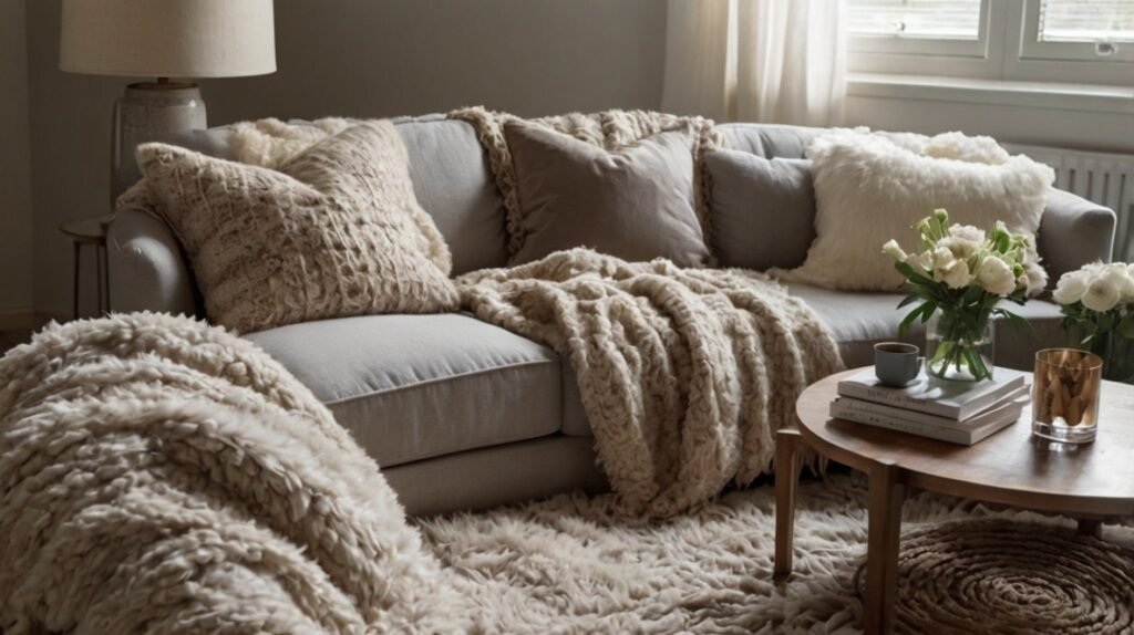 Add a Cozy Throw or Pillows 