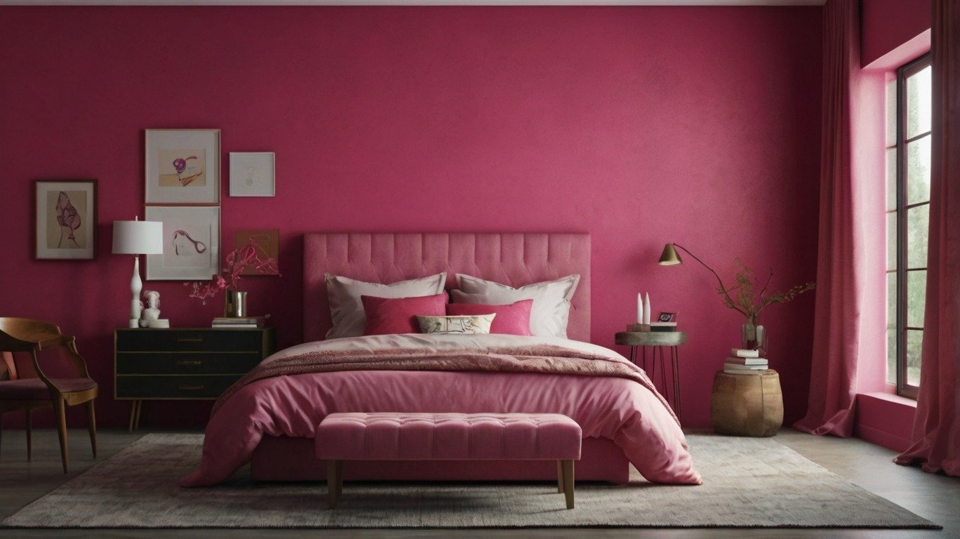 Pink Wall Bedroom Ideas