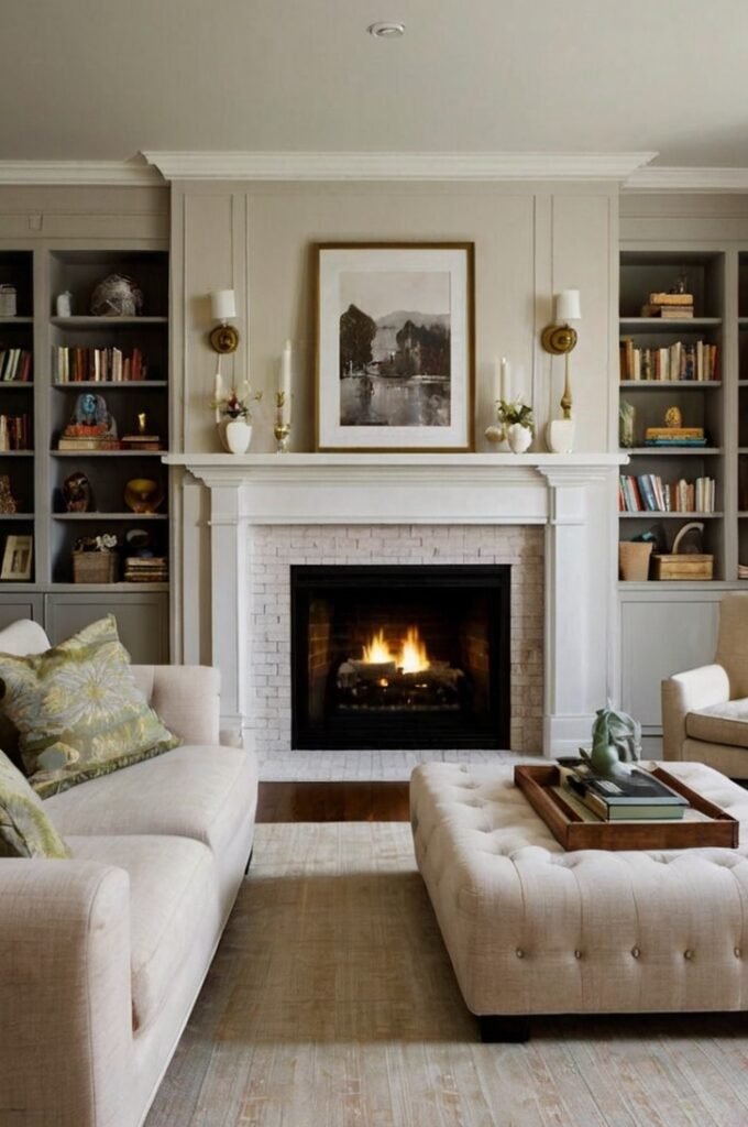 Built-In Around the Fireplace