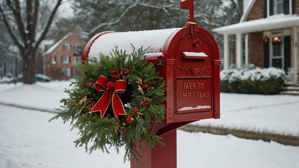 Christmas Themed Mailbox