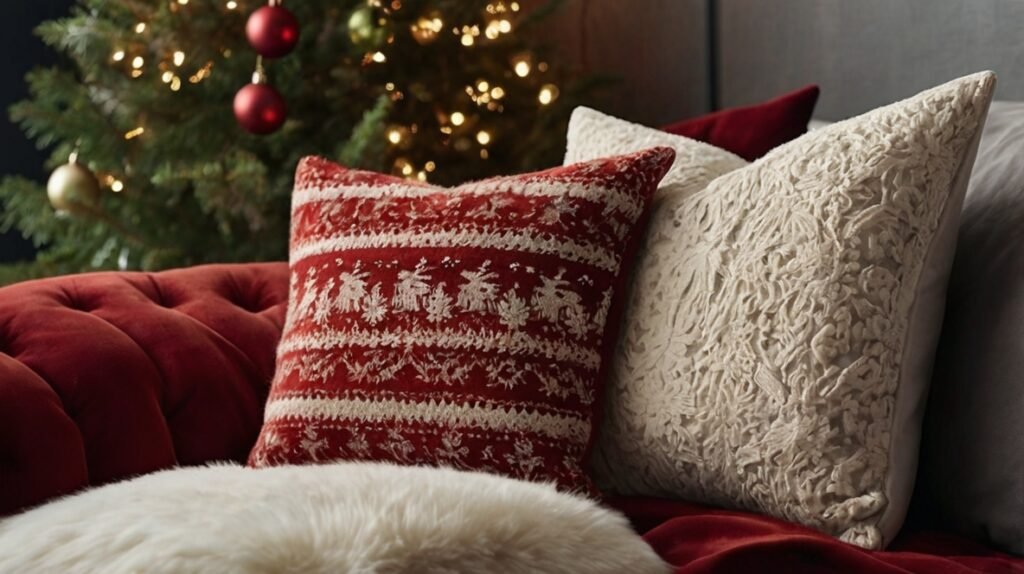 Christmas-Themed Throw Pillows