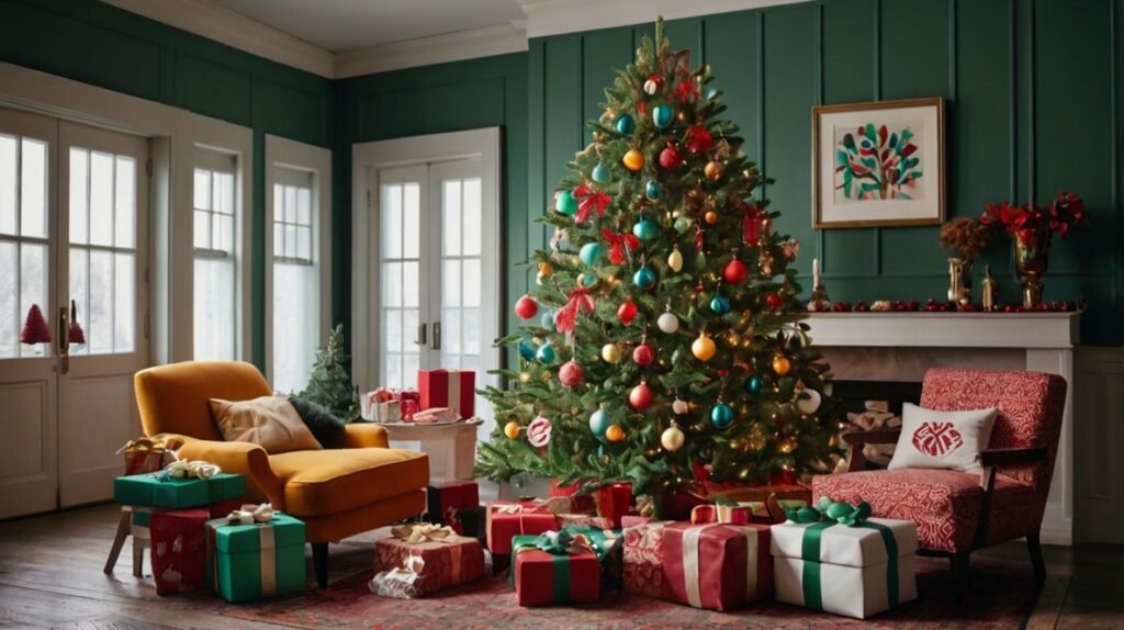 Color Block Christmas Tree