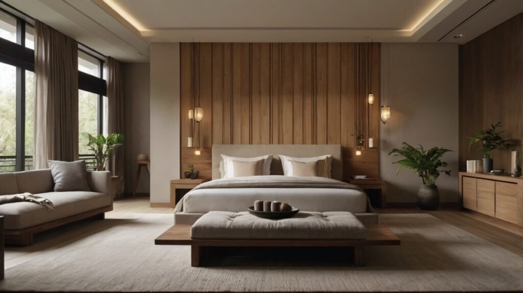 Contemporary Zen-Inspired Room