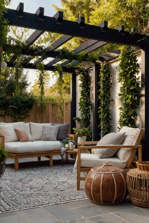 Covered Patio With Pergola
