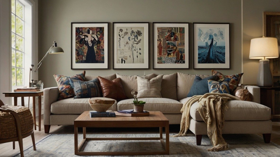 25 Creative Wall Behind Sofa Decor Ideas to Transform Your Living Room