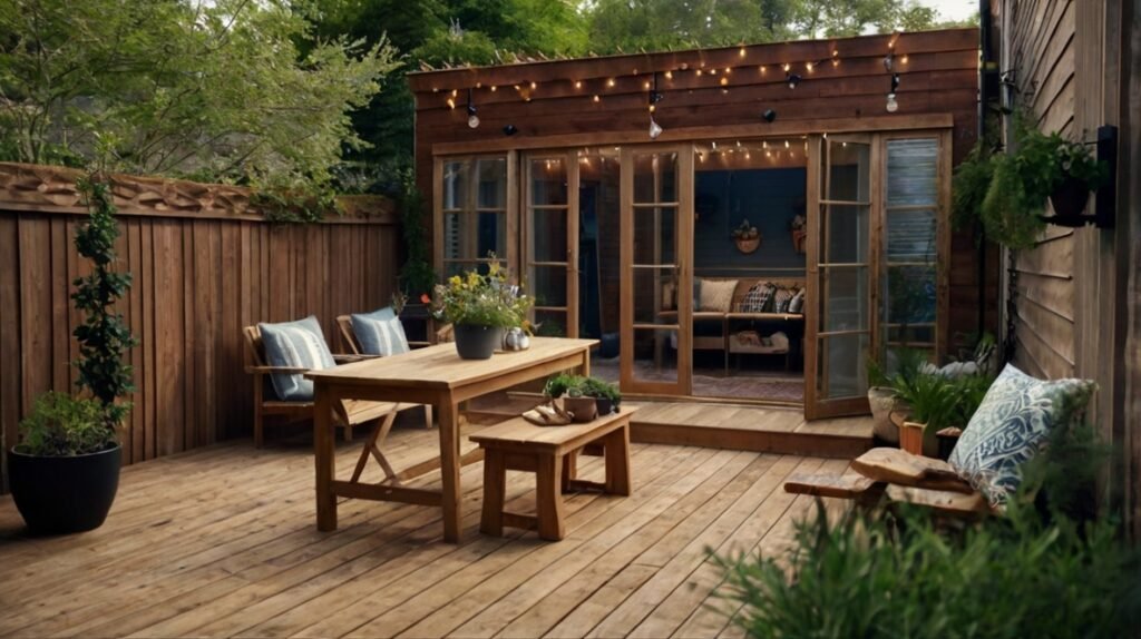 Create a Patio or Deck Area