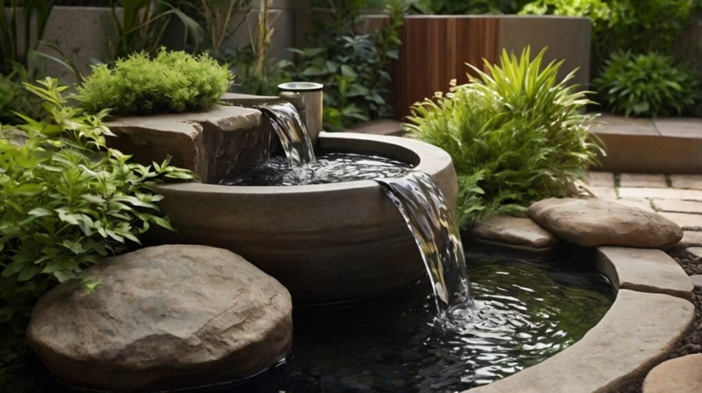 DIY Container Waterfall