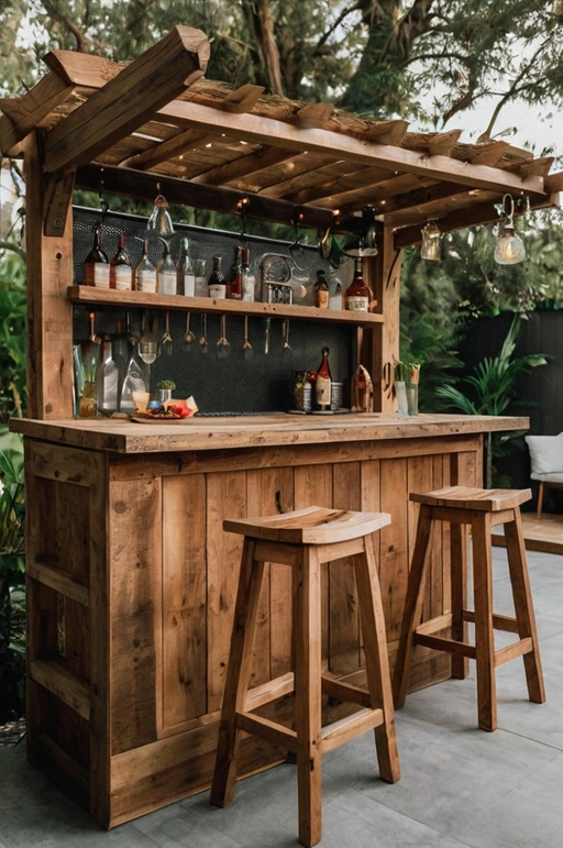 DIY Outdoor Bar