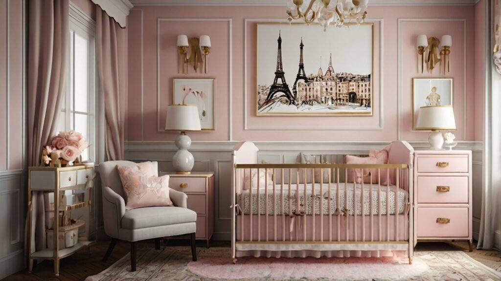 Elegant ParisianTheme for girls nursery