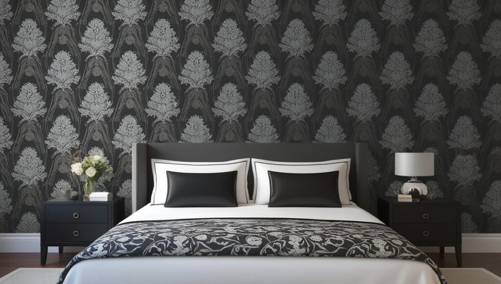 Elegant Patterned Wallpaper for Depth