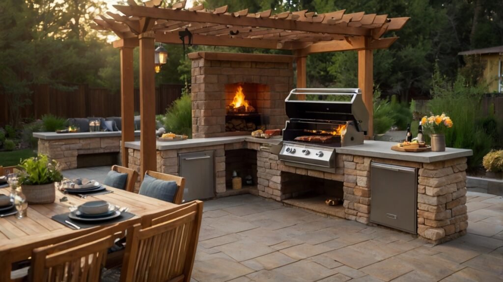 Fire and Grill Combo Station