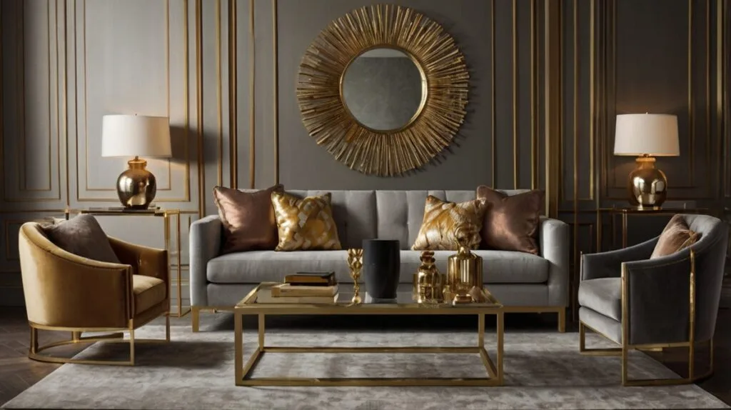 Glamorous Metallic Accents