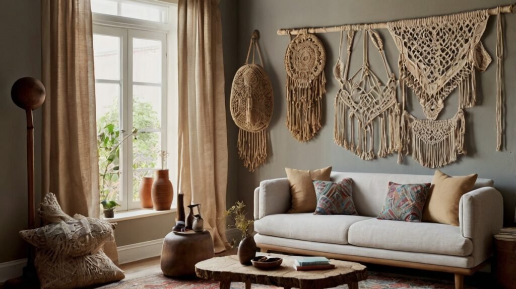 Hanging Macramé or Tapestries 