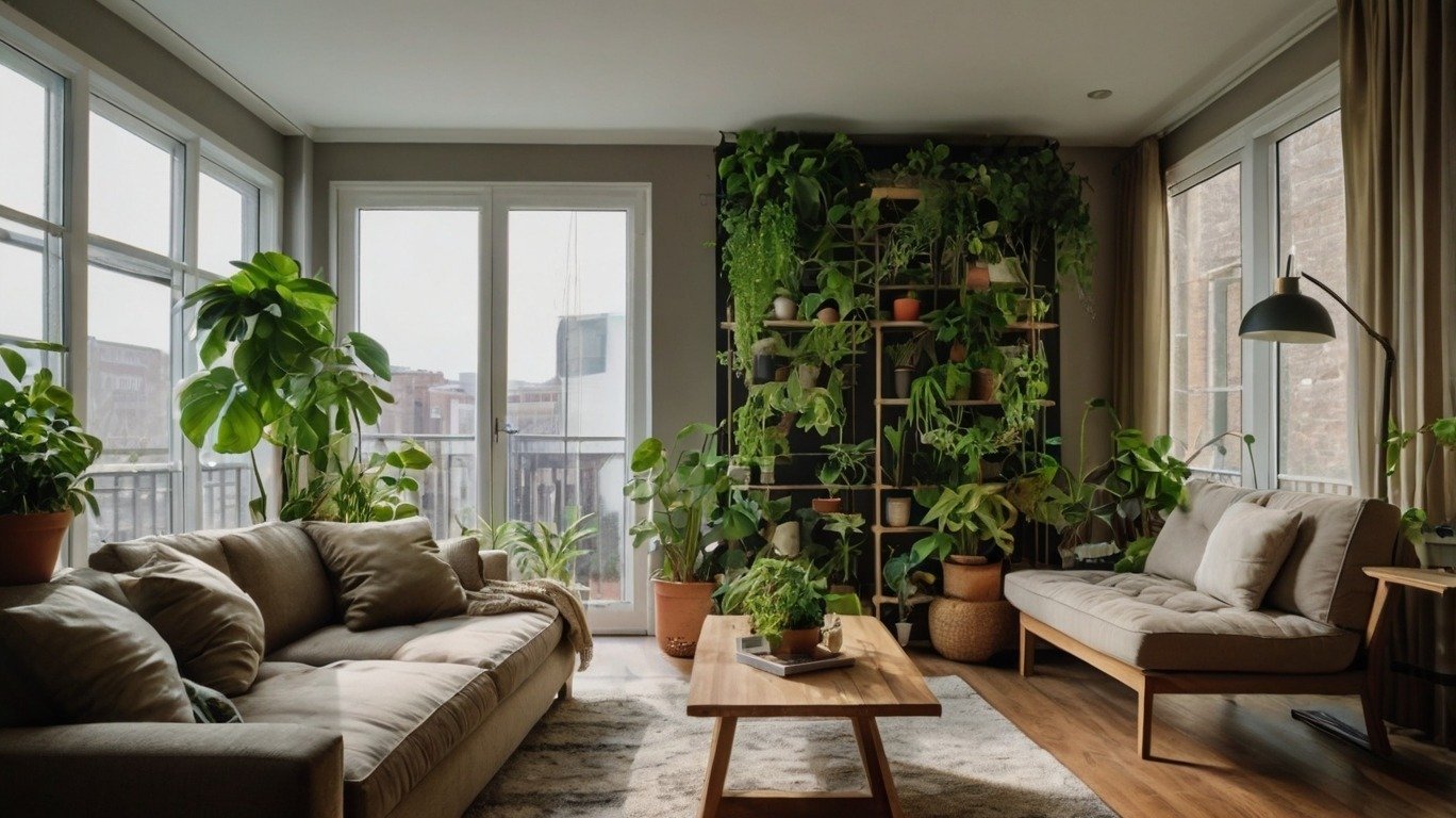 25+ Small Living Room Ideas for Apartments – Maximize Your Space - Incorporating Greenery In Apartment Design Ideas