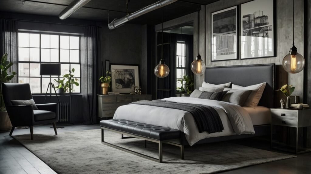 Industrial Vibes with Metal Accents for Added Edge