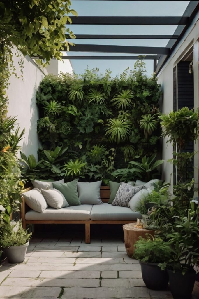Lush Green Patio Gardens