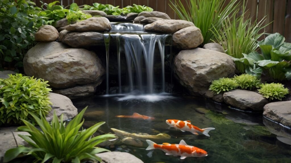 Miniature Pond Waterfall