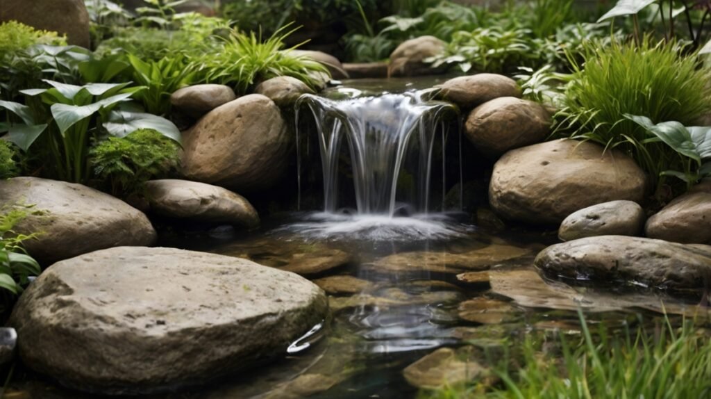 Miniature Rock Waterfall