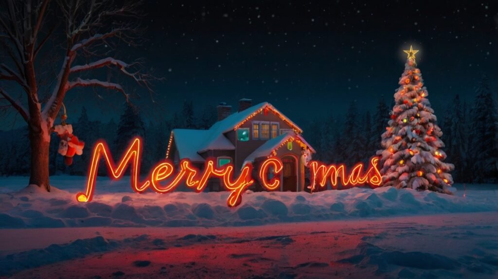 Neon Christmas Signs