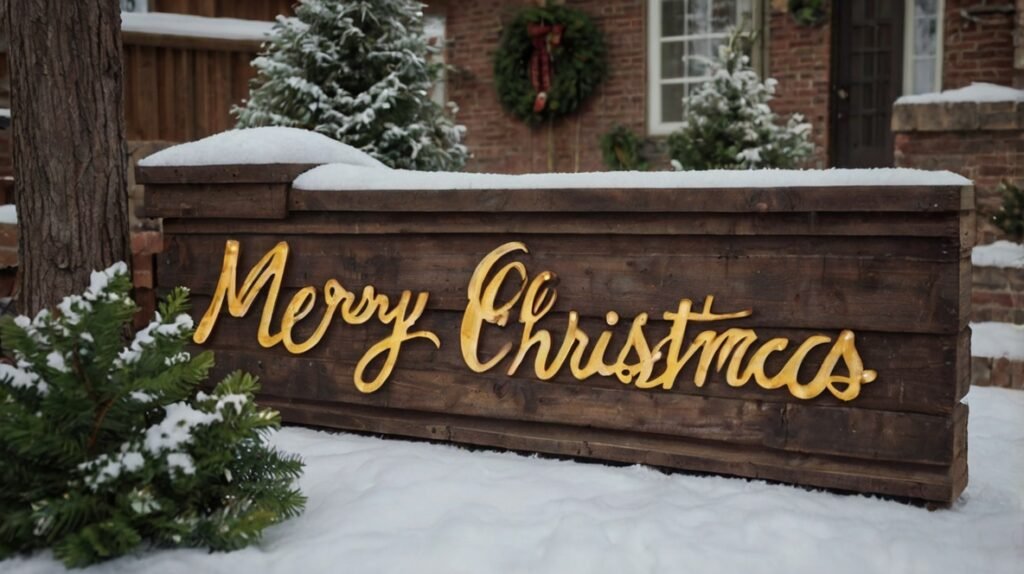 Outdoor Christmas Signs