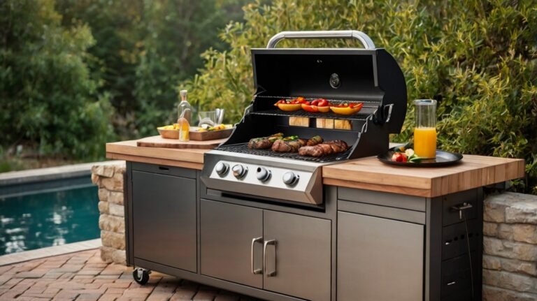 Outdoor Grill Station