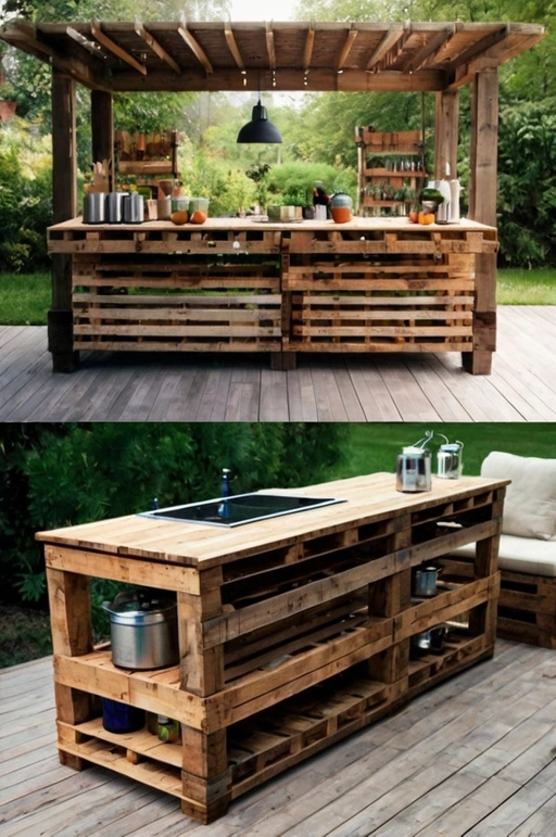 Pallet Kitchen Frame