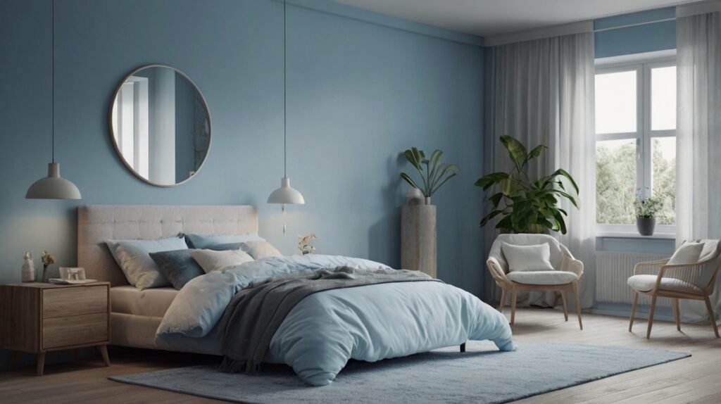 Pastel Blue and White Minimalism