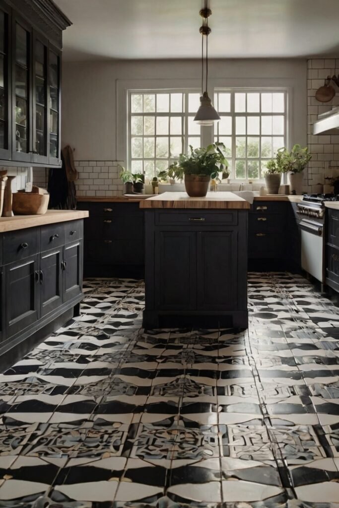 Patterned Floor Tiles