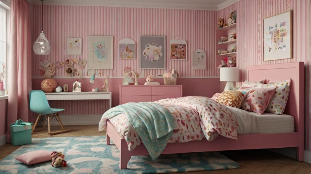 Playful Pink and White Patterns