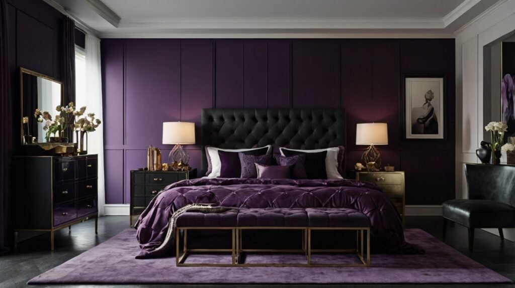 Purple and Black Drama