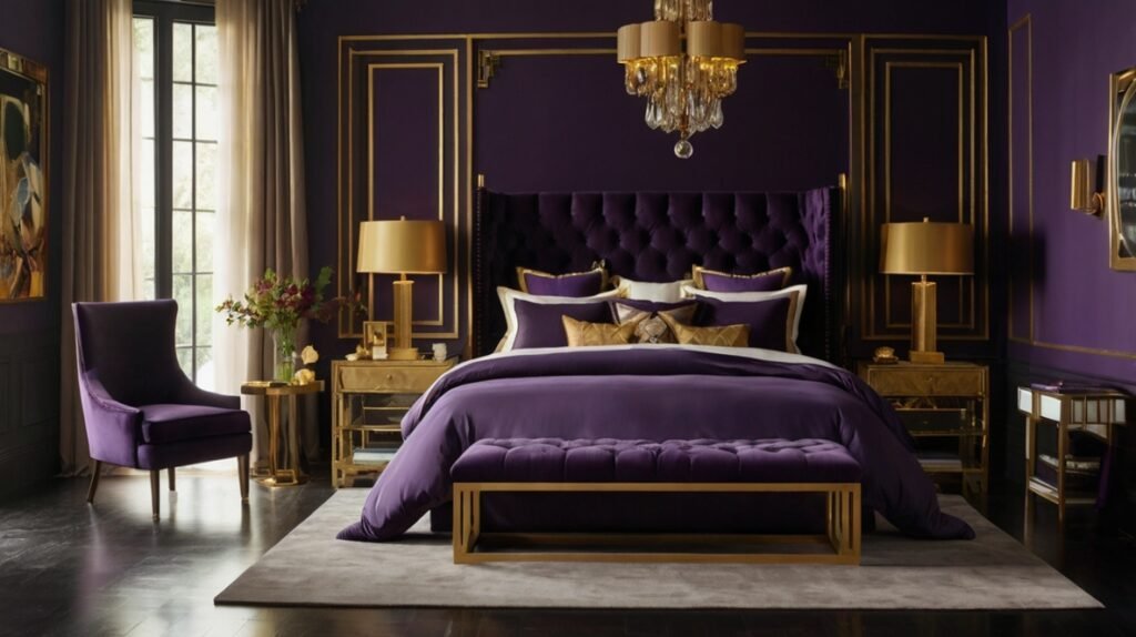 Purple and Gold Luxury