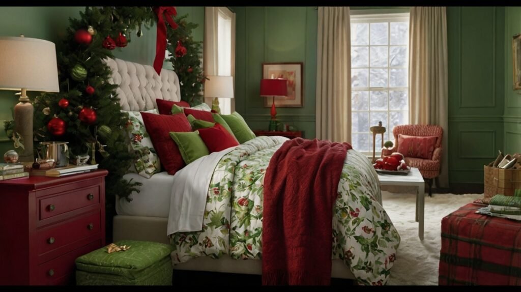 Red and Green Accents