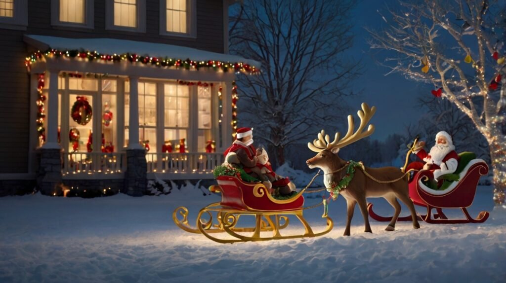 Reindeer and Sleigh Displays