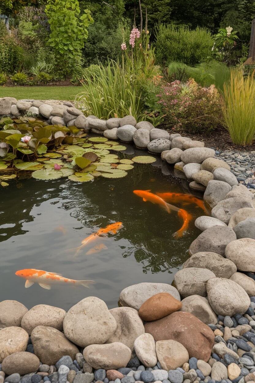 River Pnd Rocks 36 River Rock Landscaping Ideas for Beautiful Outdoor Spaces