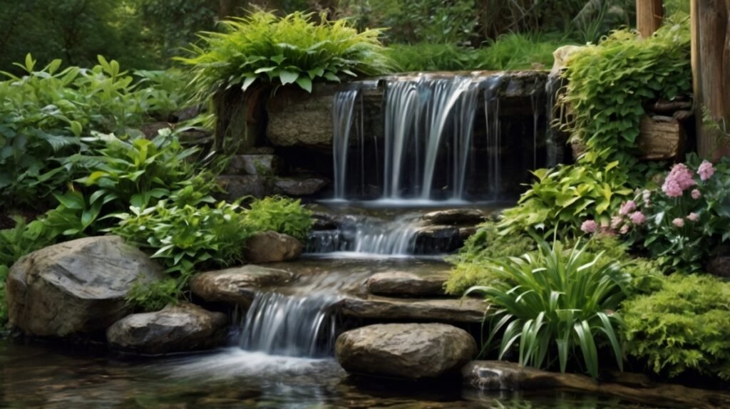 Rustic Waterfall Design