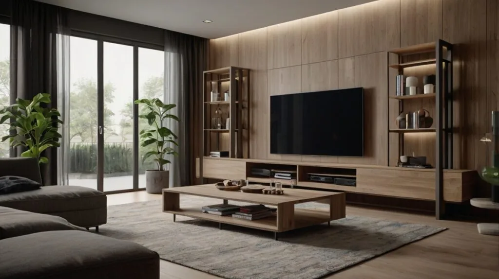 Seamless Harmony with Built-in Storage Solutions