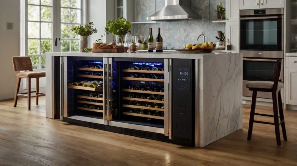 Smart Kitchen Island with Appliances