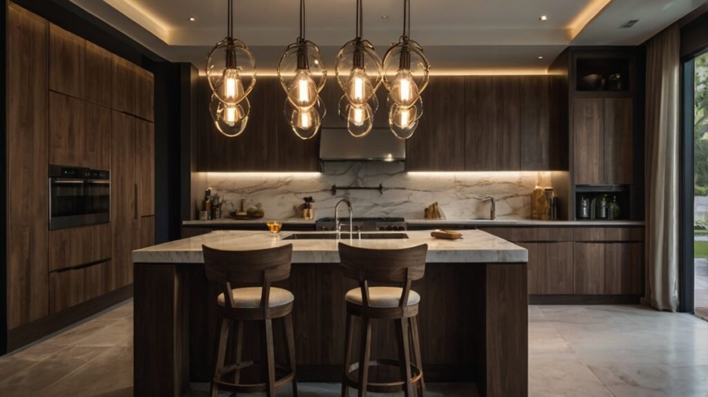 Statement Lighting Over the Island