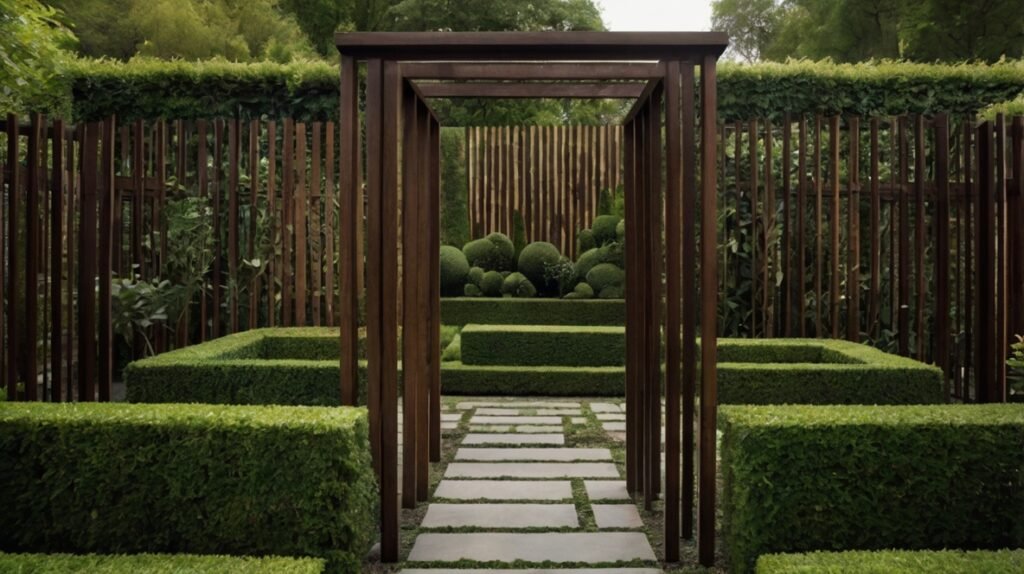 Use Tall Hedging or Fences