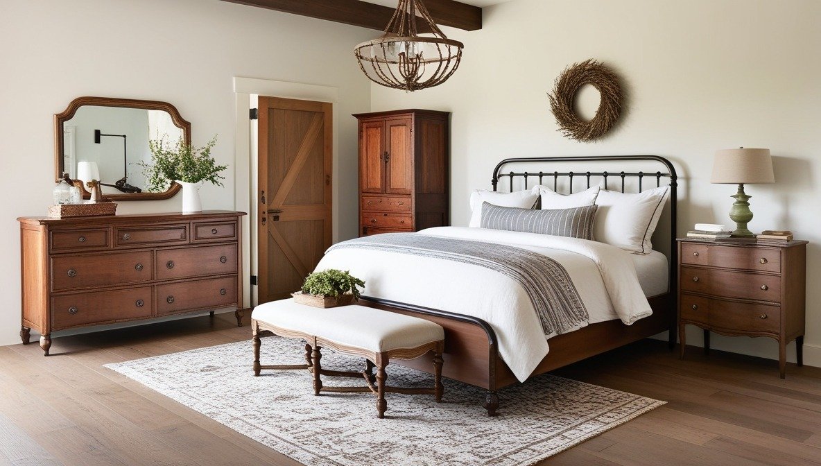 20 Farmhouse Bedroom Decor Ideas for a Cozy and Rustic Look