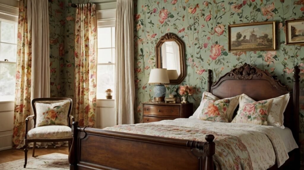 Vintage-Inspired Guest Room