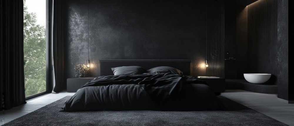 black bedroom ideas