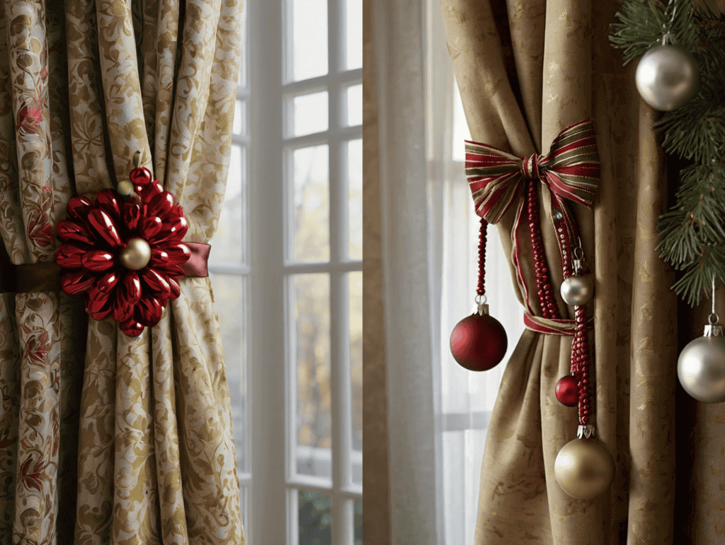 Festive Curtain Tiebacks