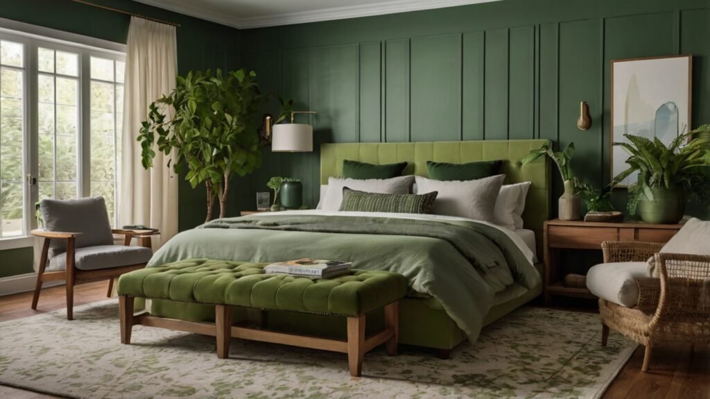 green furniture
