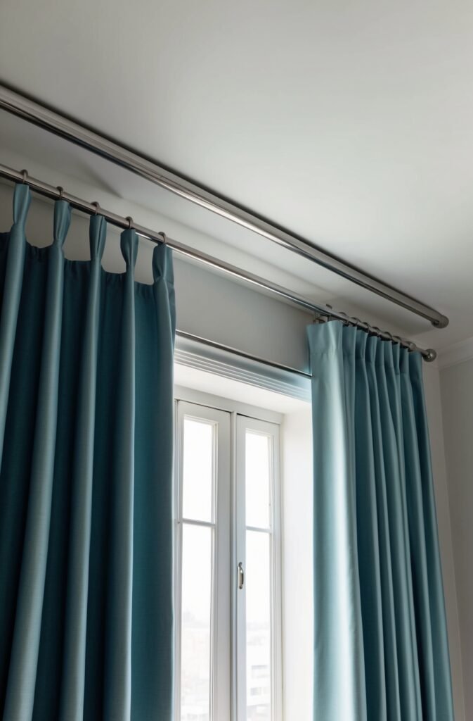 Ceiling-Mounted Curtains