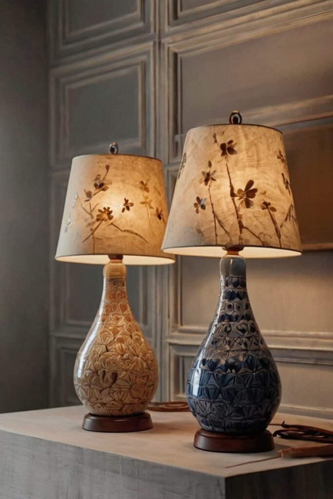 Ceramic or Handmade Lamps
