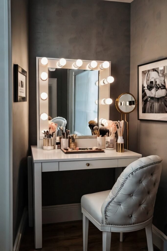 Compact Corner Vanity