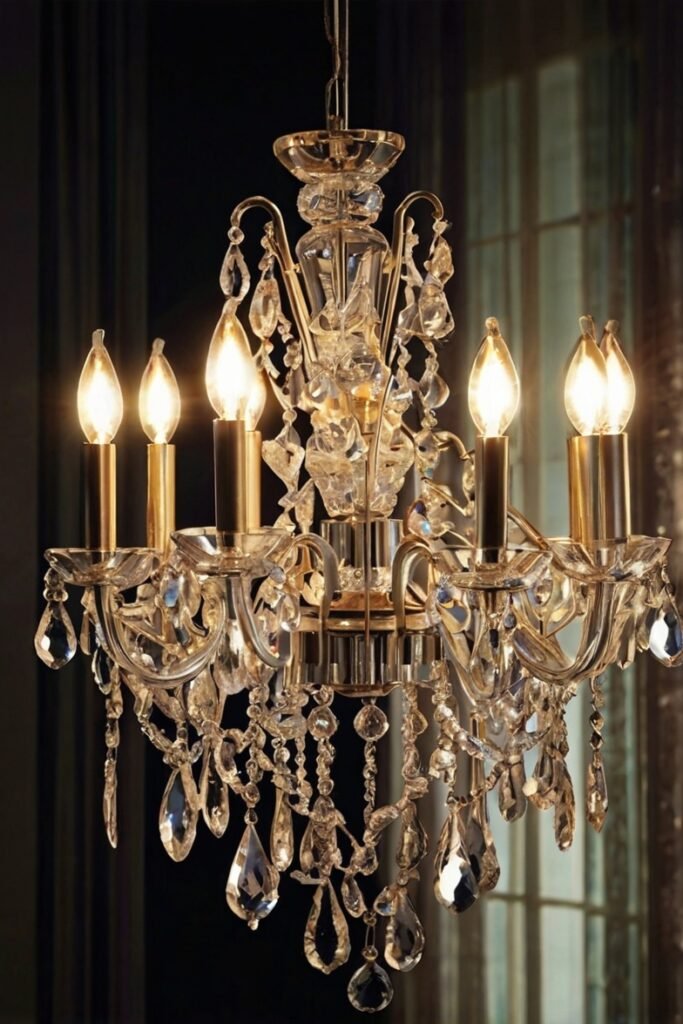Crystal or Chandelier Lamps