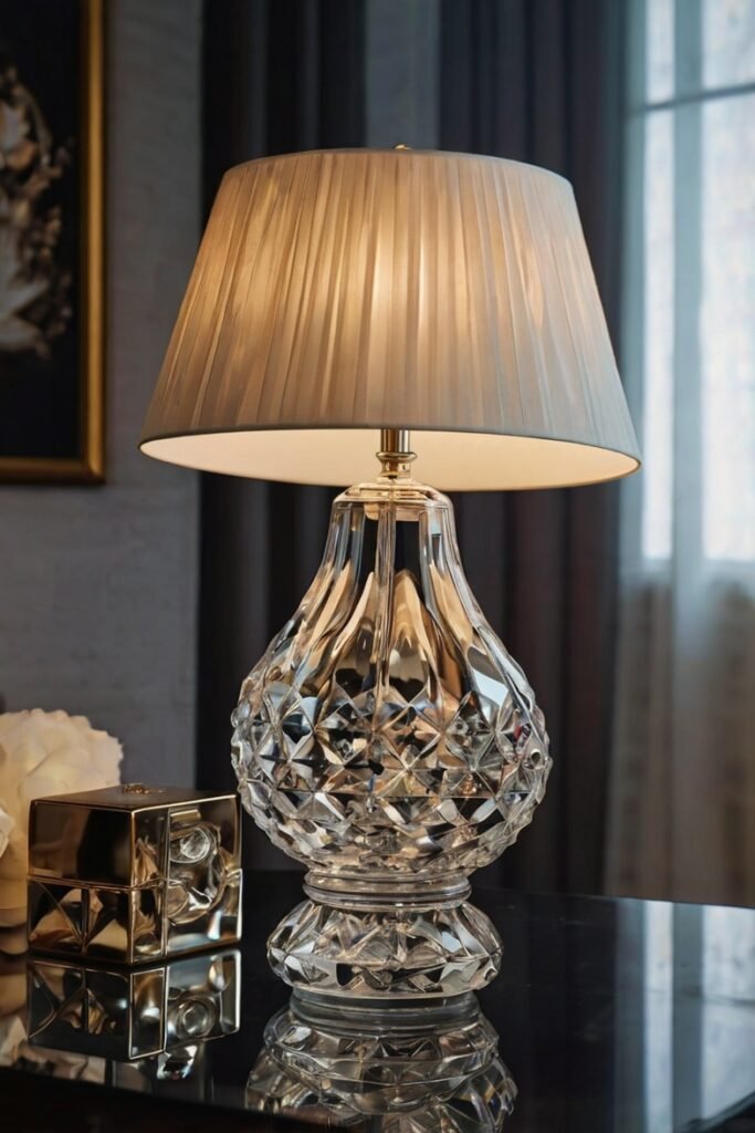Crystal or Glass Lamps
